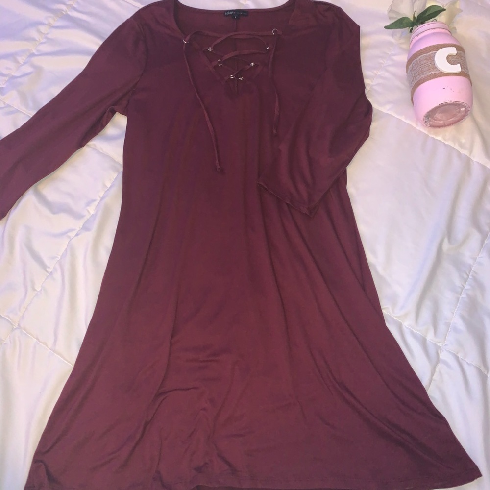 Maroon Dress